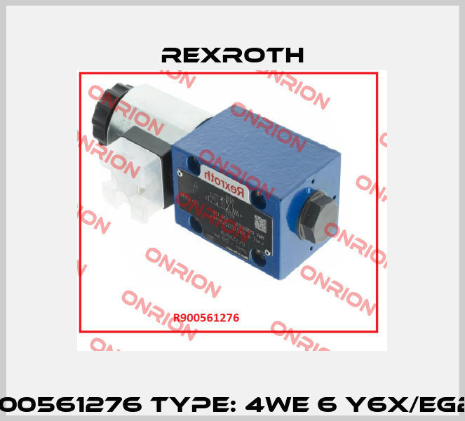 P/N: R900561276 Type: 4WE 6 Y6X/EG24N9K4 Rexroth