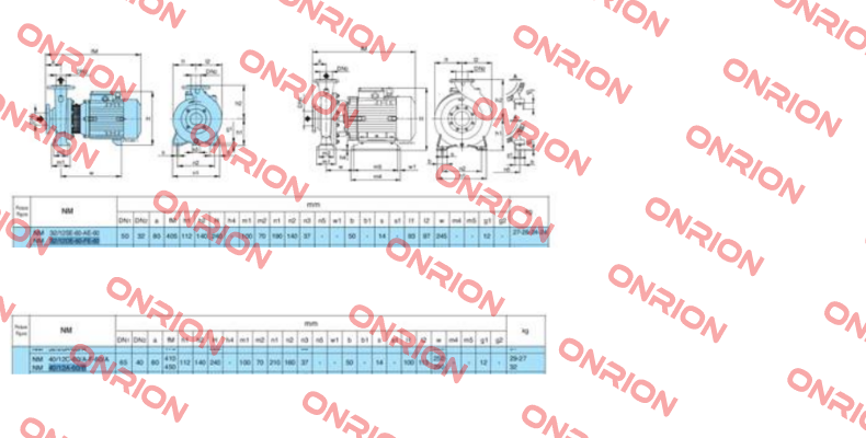 NM 32/12 FE-60 380V-60Hz R3-X7X72Z7  Calpeda