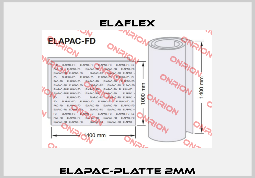 ELAPAC-Platte 2mm Elaflex