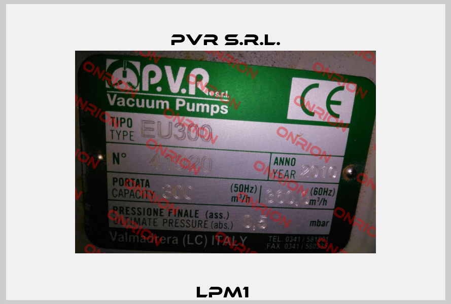LPM1  PVR s.r.l.