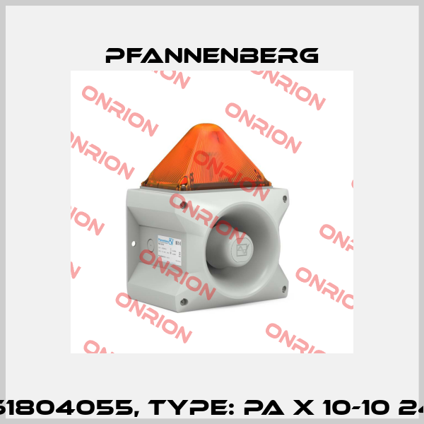 Art.No. 23361804055, Type: PA X 10-10 24 DC OR 7035 Pfannenberg