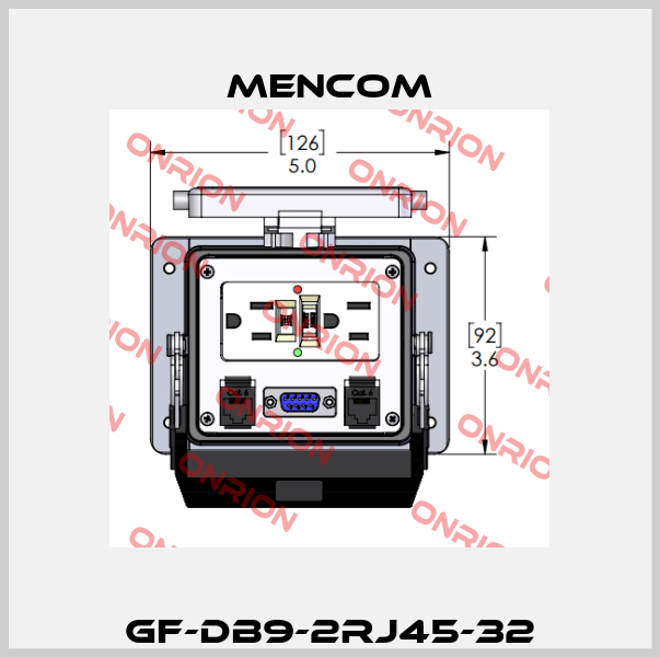 GF-DB9-2RJ45-32 MENCOM