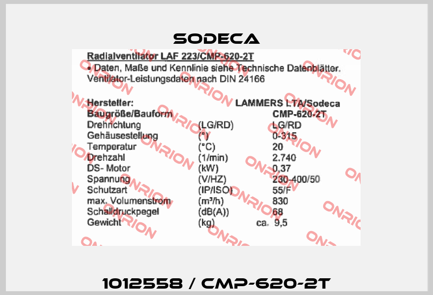 1012558 / CMP-620-2T Sodeca