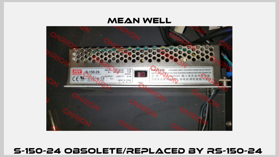 S-150-24 obsolete/replaced by RS-150-24  Mean Well