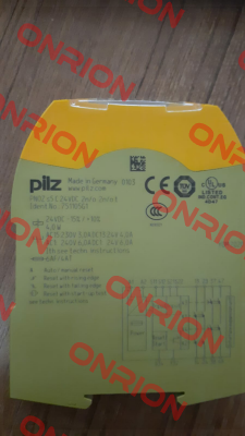 P/N: 751105 Type: PNOZ s5 C 24VDC 2 n/o 2 n/o t Pilz