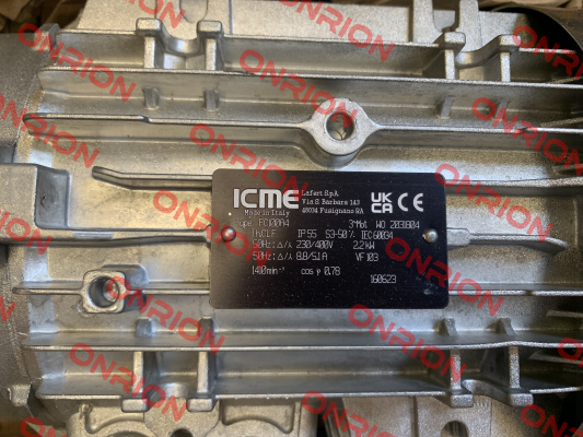 FC100 4 P. Kw 2,2 V.230/400 Hz 50 B3 Icme Motor