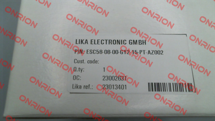 ESC58-08-00-GY2-15-PT-AZ002 Lika